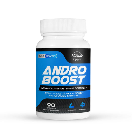 Andro Boost, performance booster for men, increases strength & stamina-90 Capsules