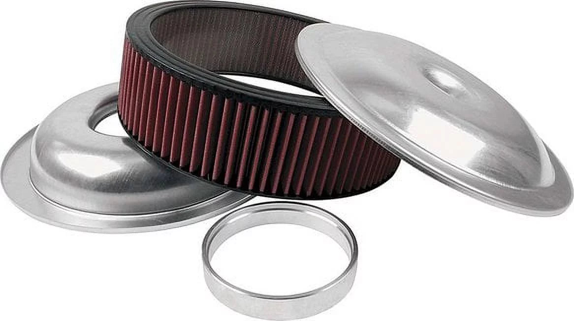 Allstar Performance  14 in. Lightweight Air Cleaner Kit 3 in. Washable Element - Plain