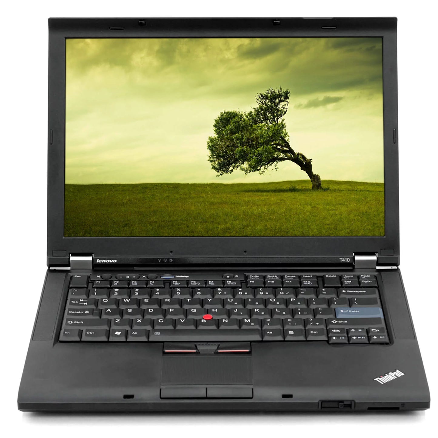 Used Lenovo Black ThinkPad T410 14.1'' PC Laptop Intel i5 Dual Core 2.5GHz 8GB RAM 320GB HDD NVIDIA NVSize 3100M 1280 x 800 Display Windows 10 Professional 64-Bit