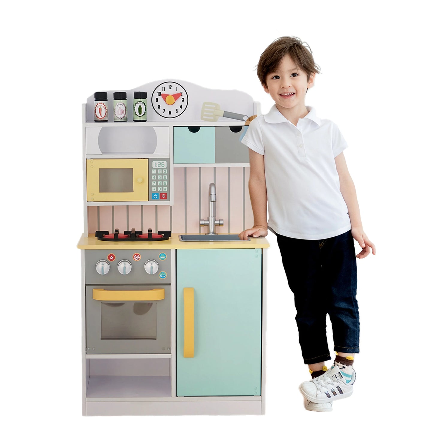 Teamson Kids Little Chef Florence Classic Wooden Play Kitchen