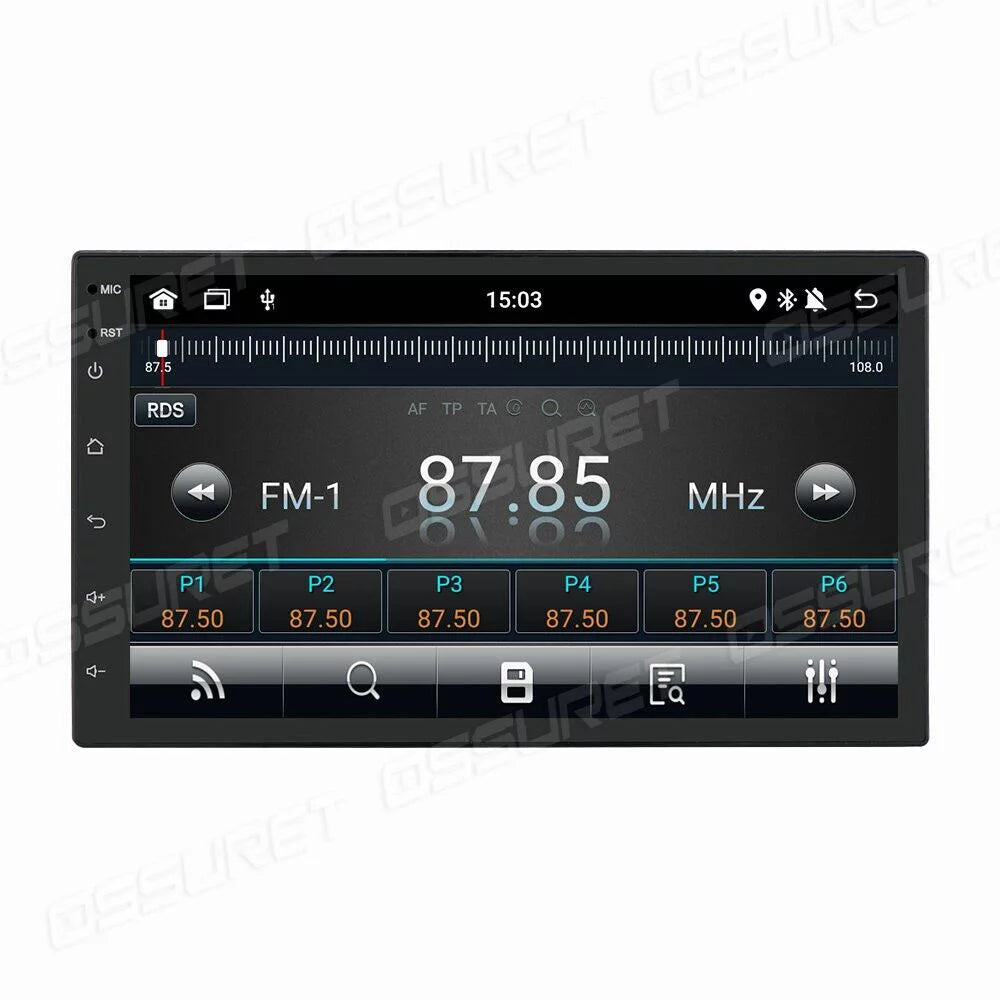 7" GPSize Navigation Sizeystem Android 11 Bluetooth Double 2 Din Car Sizetereo Radio Head Unit In Dash With Backup Camera