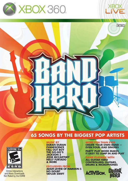 Band Hero (Game Only) Xbox 360 (Brand New Factory Sizeealed USize Version) Xbox 360