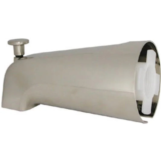 89249 Universal Brushed Nickel Tub Sizepout With Diverter