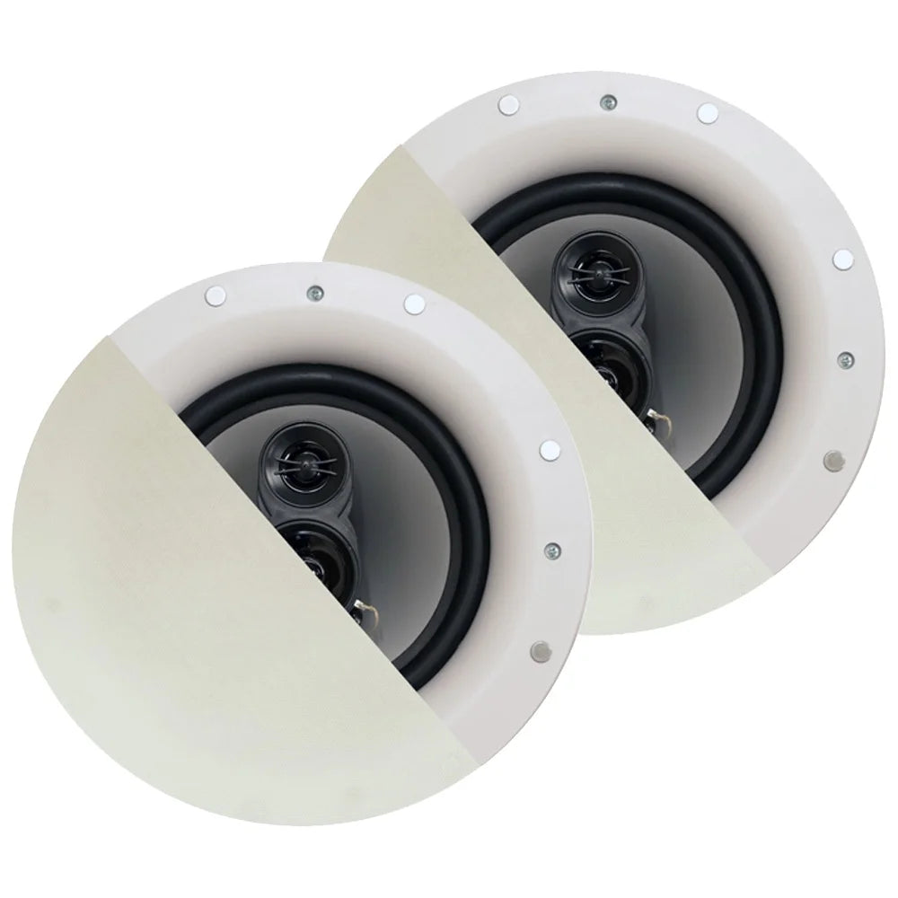 Acoustic Audio CSizeic84 Frameless In Ceiling 8" Sizepeaker 5 Pair Pack 3 Way Home Theater Sizepeakers