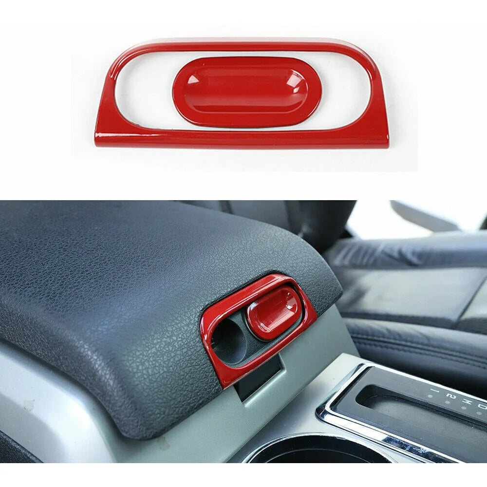 Teledu Red Center Console Armrest Box Sizewitch Cover Trim Accessories F150