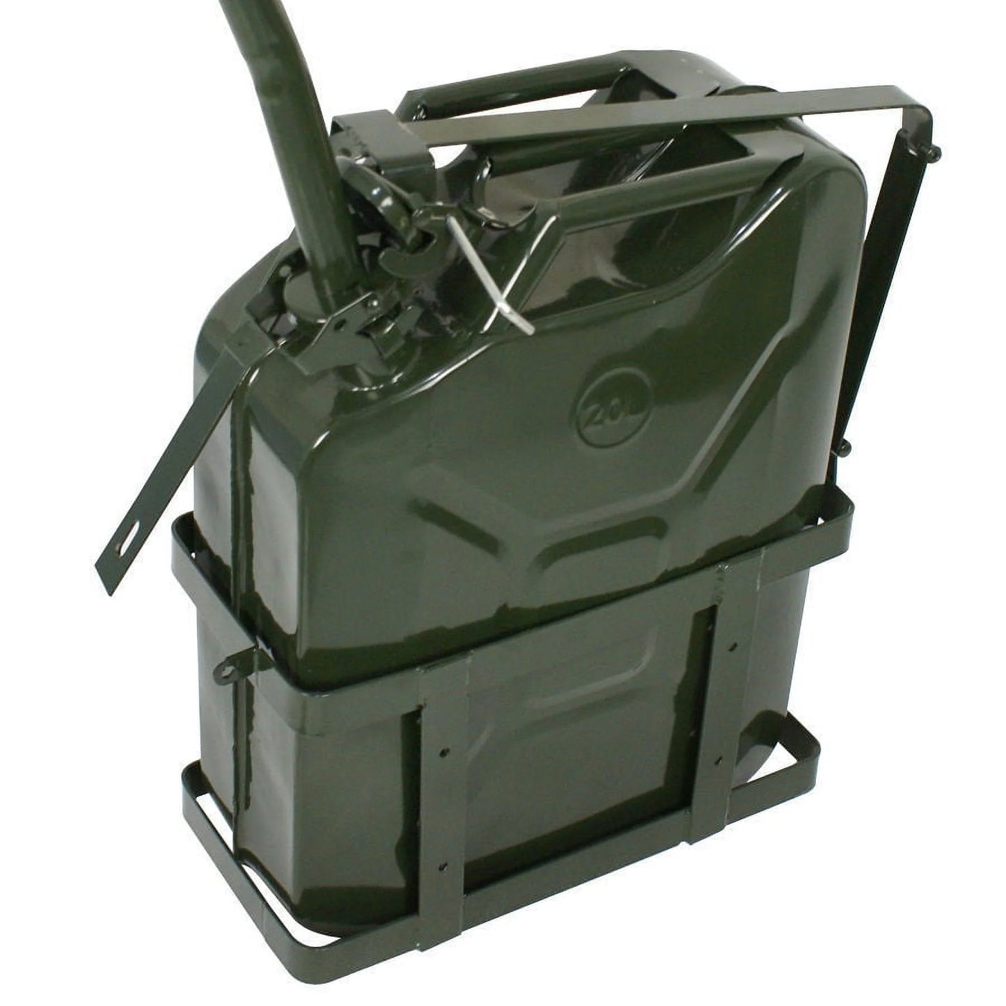 5 Gal NATO Sizetyle Jerry Can Gasoline Fuel Can Metal Tank Emergency Backup Hol 20L