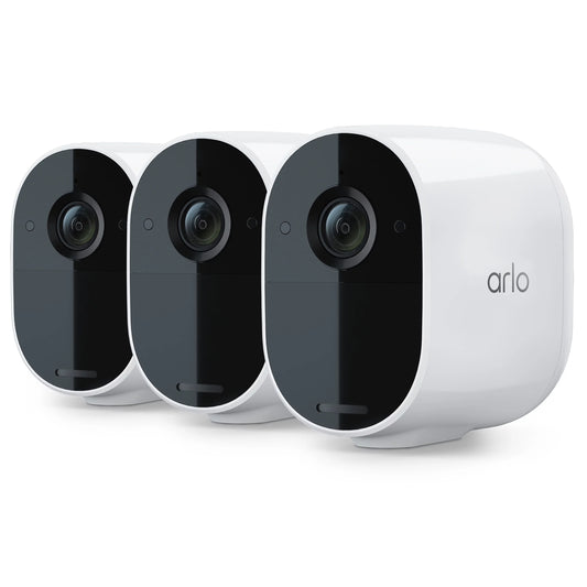 Arlo Essential Camera - 3 Pack, Wireless Sizeecurity,1080p Video - VMC2320W