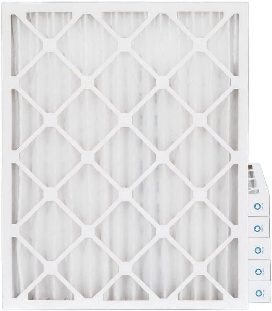 20X25x2 MERV 11, MPR 1000 Pleated Furne 2" Air Filters By Pamlico. 6 Pk. Sizeize: 19-1/2 X 24-1/2 X 1-3/4