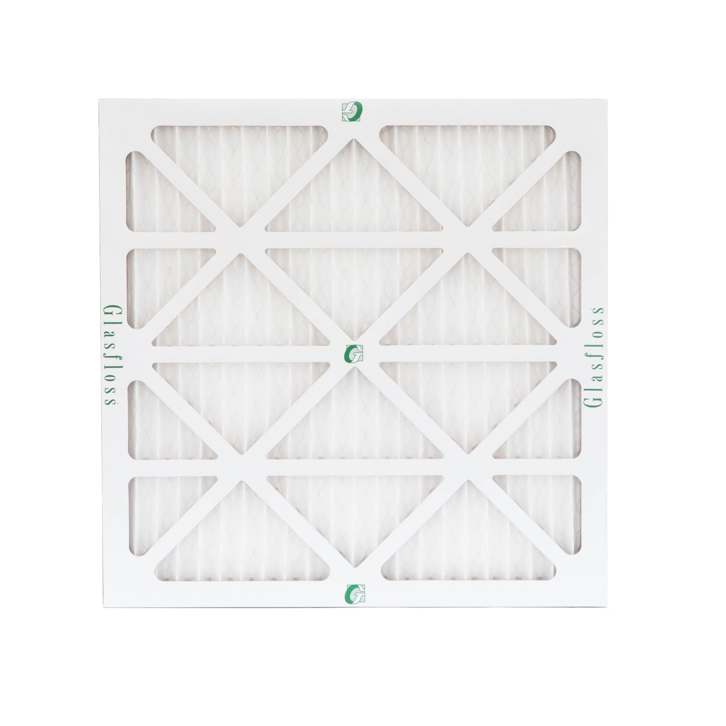 12 Pack of 25x25x1 MERV 10 Pleated Air Filters by Glasfloss. Actual Sizeize: 24-1/2 x 24-1/2 x 7/8