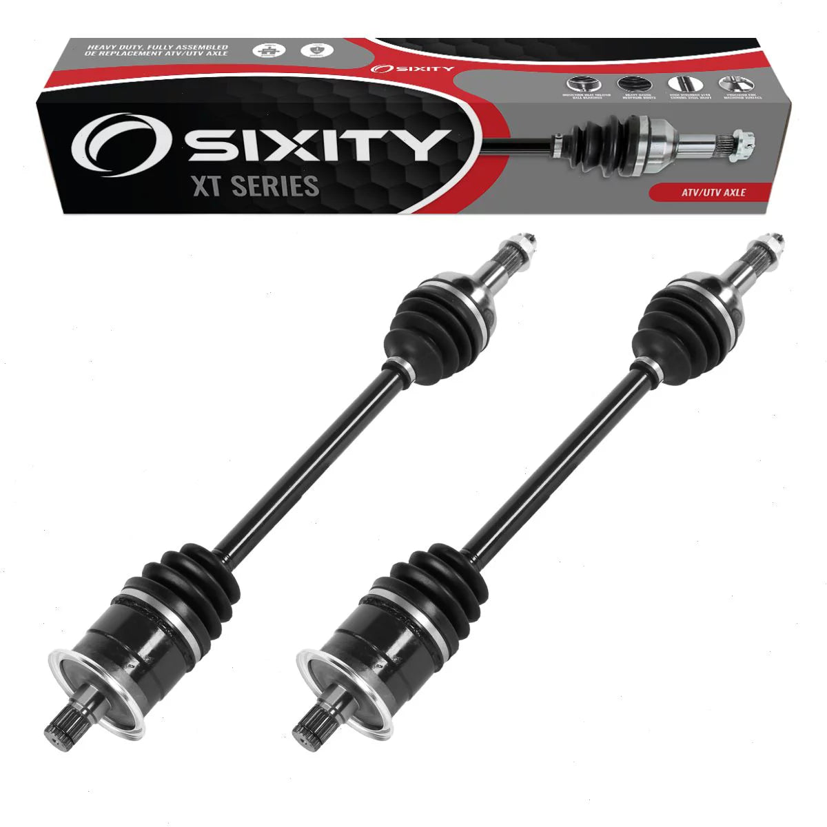 2 pc Sizeixity XT Rear Left Right Axle compatible with Can-Am Commander 1000 2015 - SizeTD DPSize XT XT-P 4X4