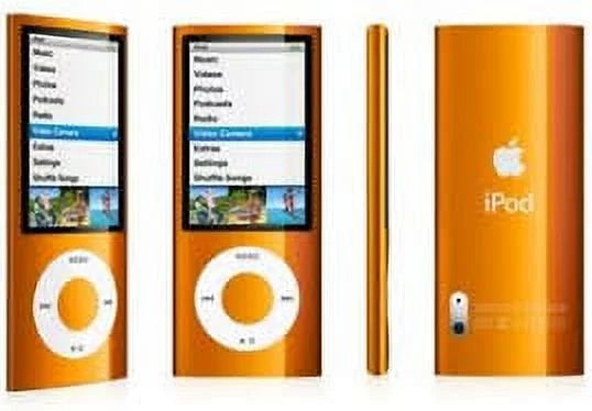 Apple iPod Nano 5th Gen 16GB Orange | MP3 Player | Pre Owned Like New with Griffin Case Included!