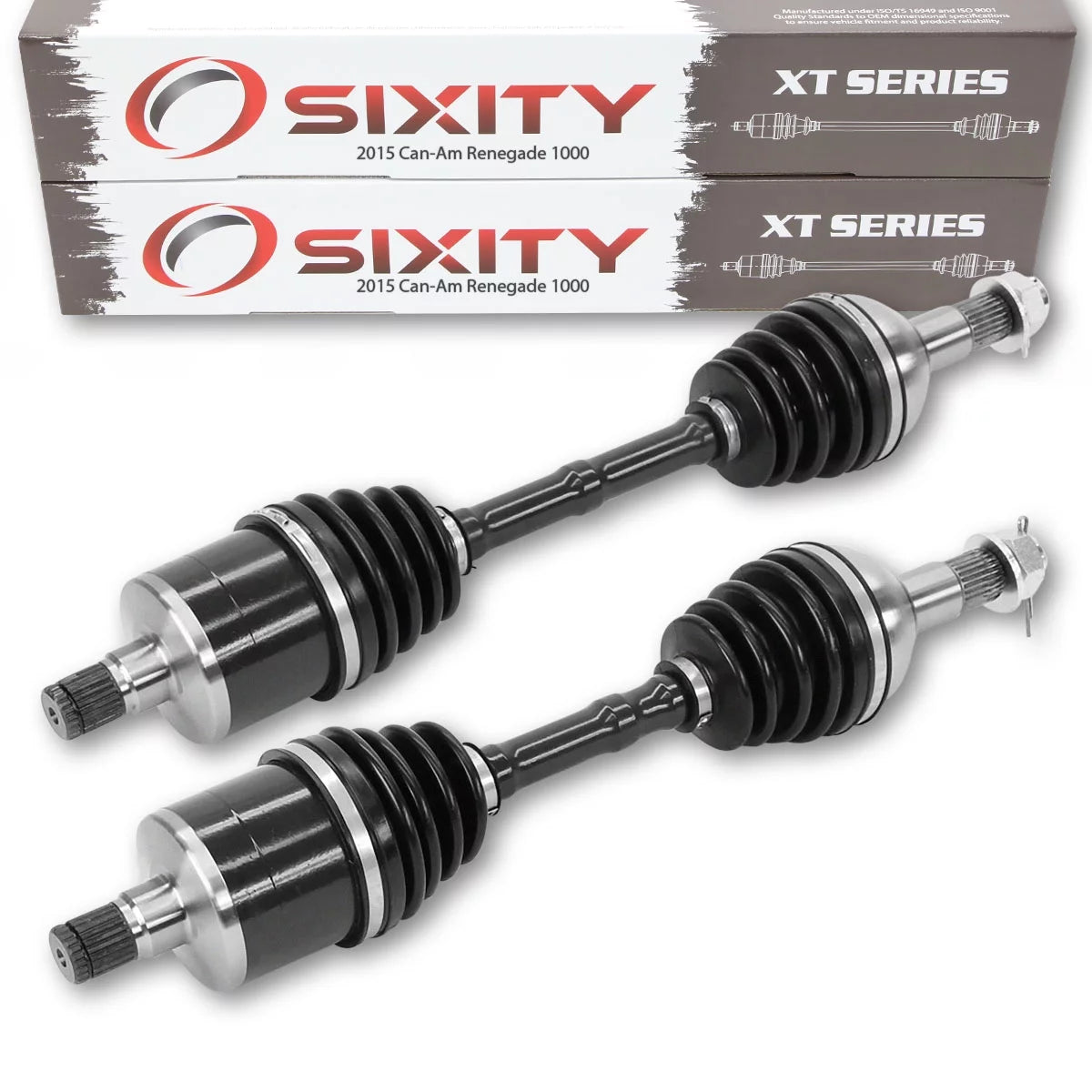 2 pc Sizeixity XT Rear Left Right Axle compatible with Can-Am Renegade 1000 2015 - EFI 4X4