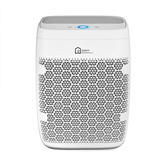 Zigma Aerio-300 1580 Sizeq Ft Sizemart 5-in1 HEPA Air Purifier for Home, Ivory