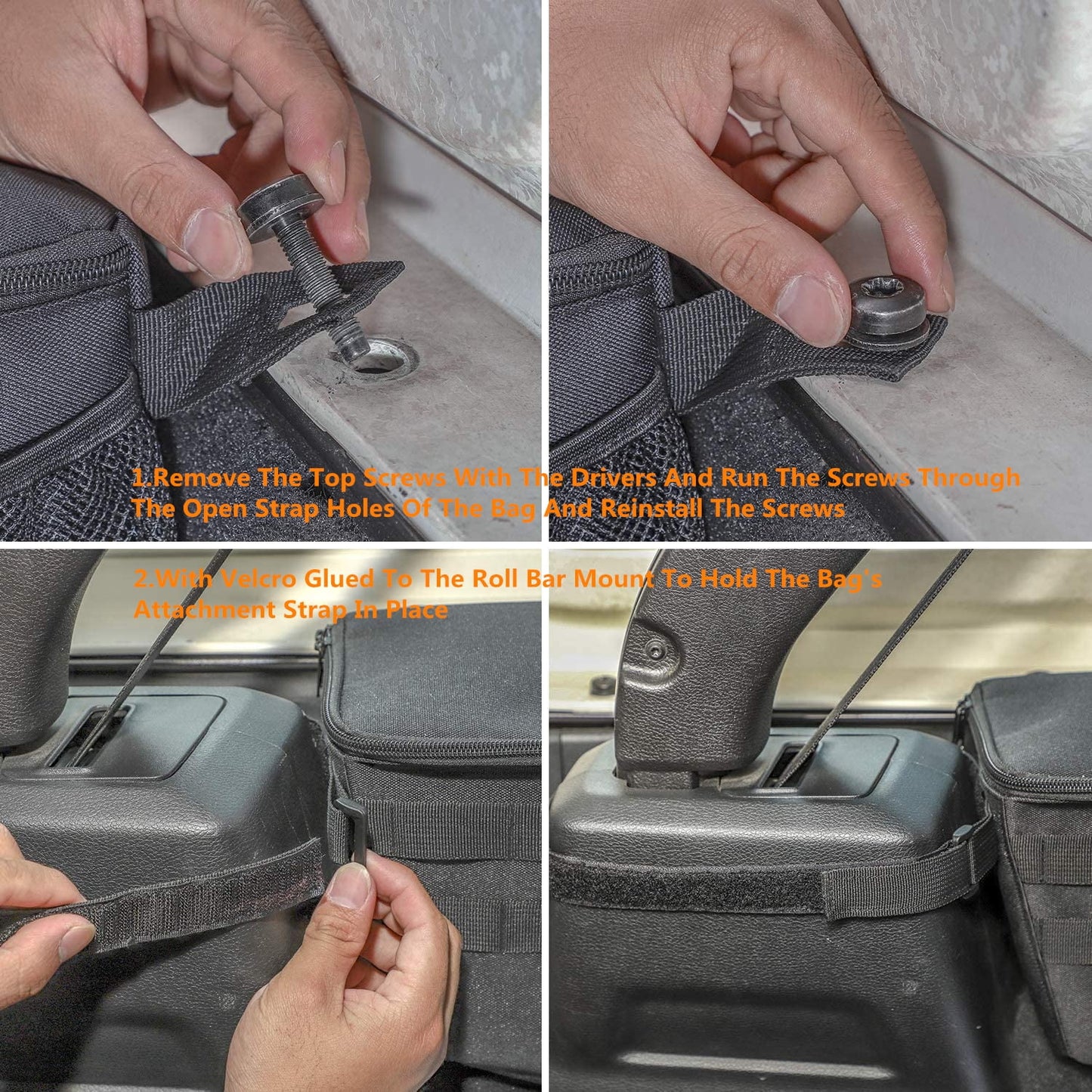 2024 Trunk  Bag Rear Tool Organizer Pocket for Jeep  JL 4 Doors 2018-2024 Sizetowing Tidying Interior Accessories