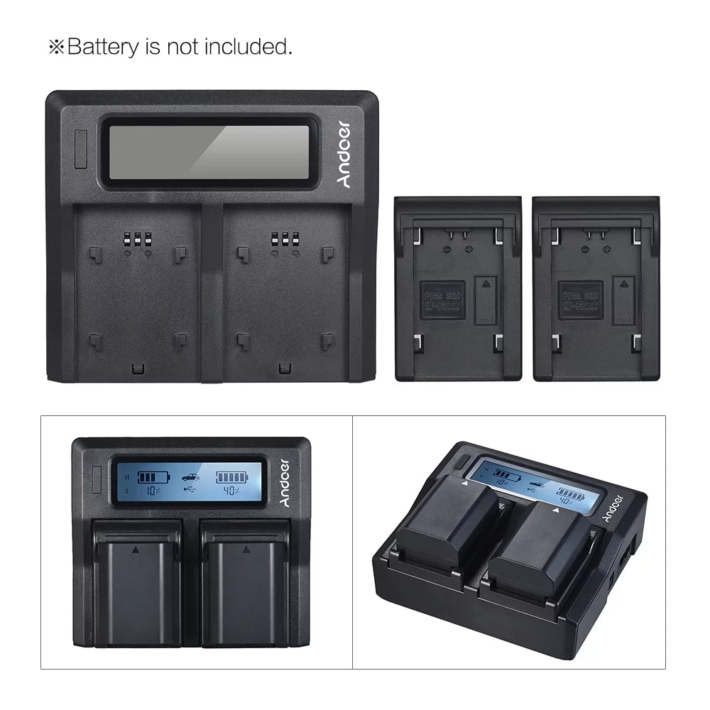 7299 NP-FZ100 Dual Channel LCD Battery Replacement for Sizeony A7III A9 A7RIII A7SizeIII