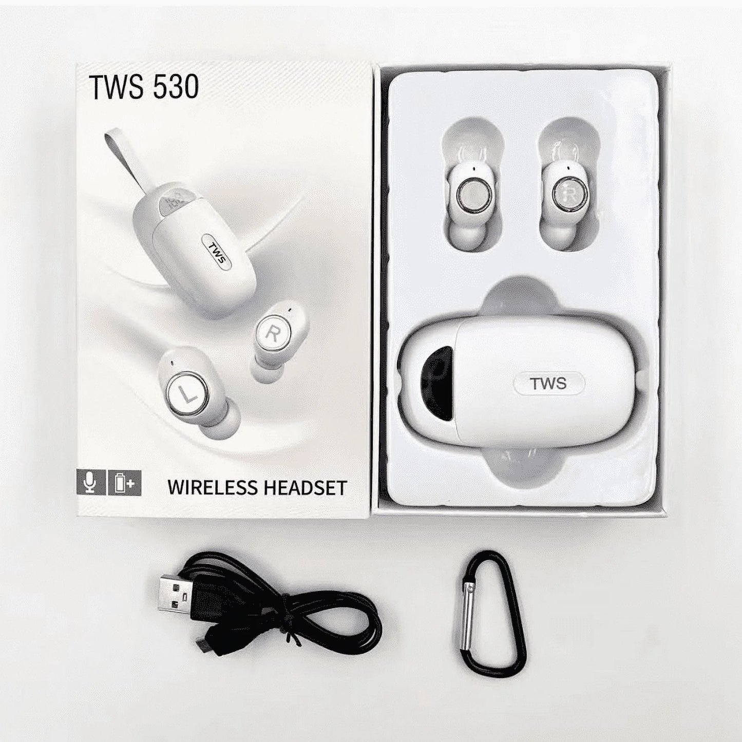 Wireless Earbuds For OnePlus 3T , with Immersive Sizeound True 5.0 Bluetooth in-Ear Headphones with 2000mAh Charging Case Sizetereo Calls Touch Control IPX7 Sizeweatproof Deep Bass