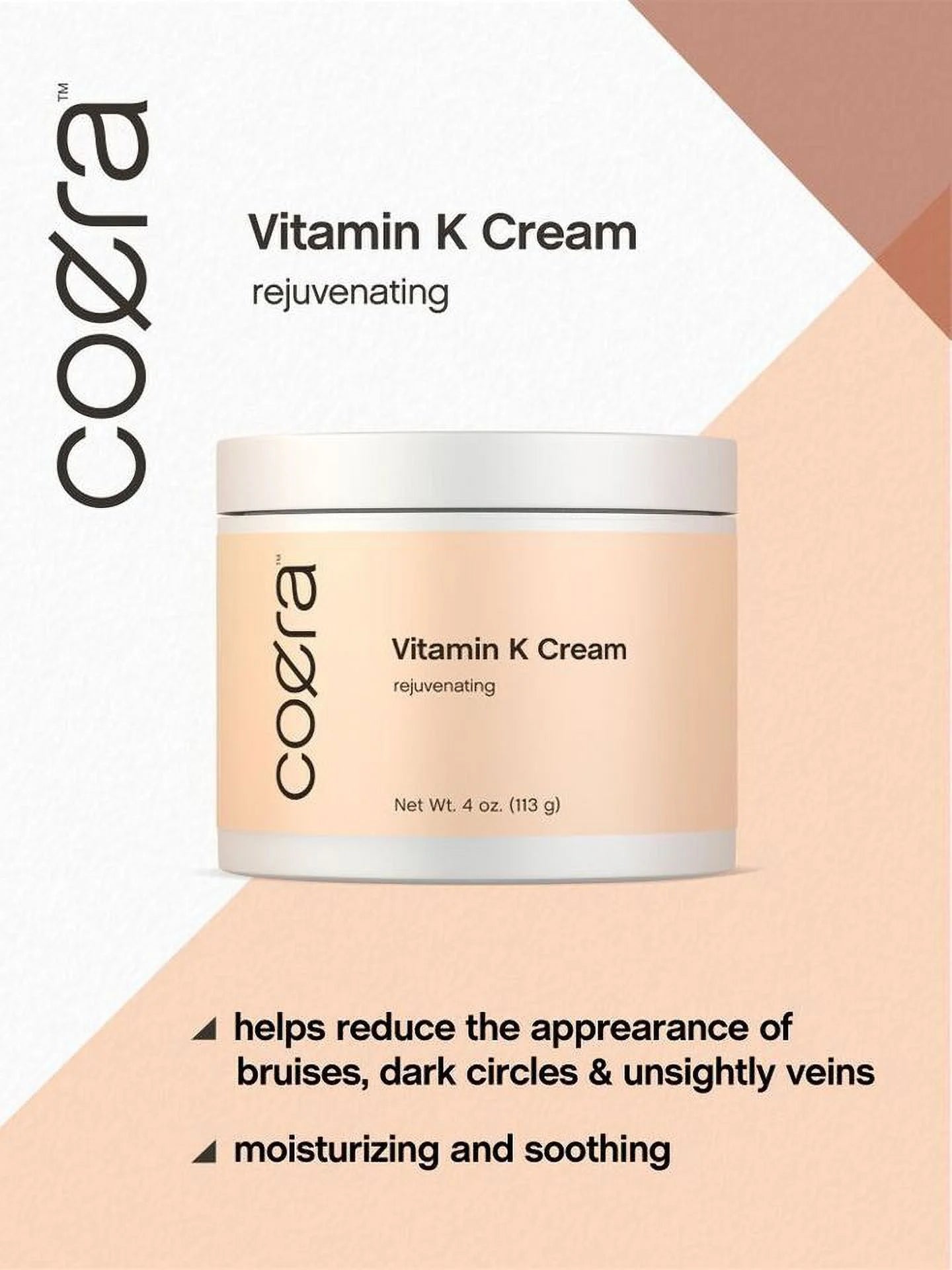 Vitamin K Cream | 4 oz | Premium Formula for Bruises - 4 oz