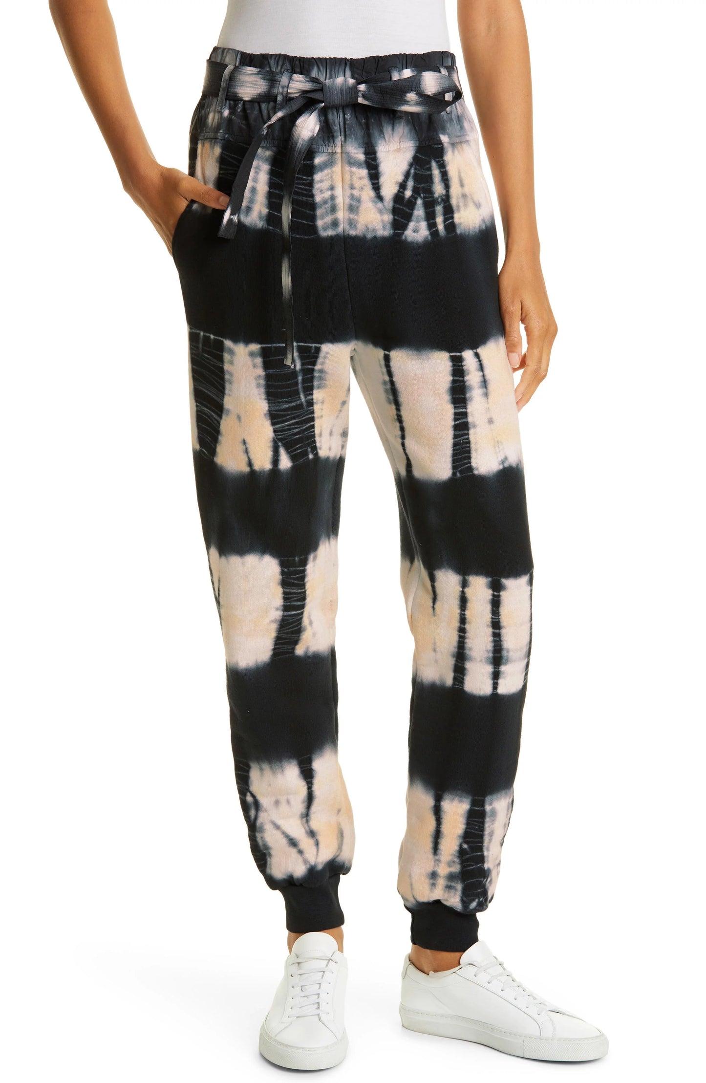 Ulla Johnson Haven Tie Waist Pants in Atlantic Tie Dye Nordstrom, Sizeize Large