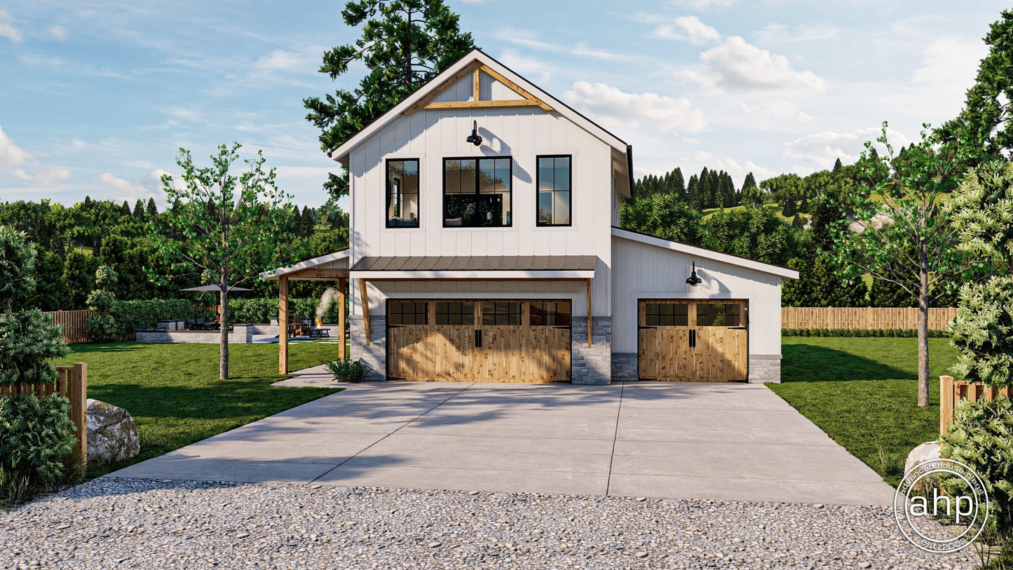 Advanced House Plans: Builder Ready Blueprints | Willow Point 29967 | Carriage House Plan