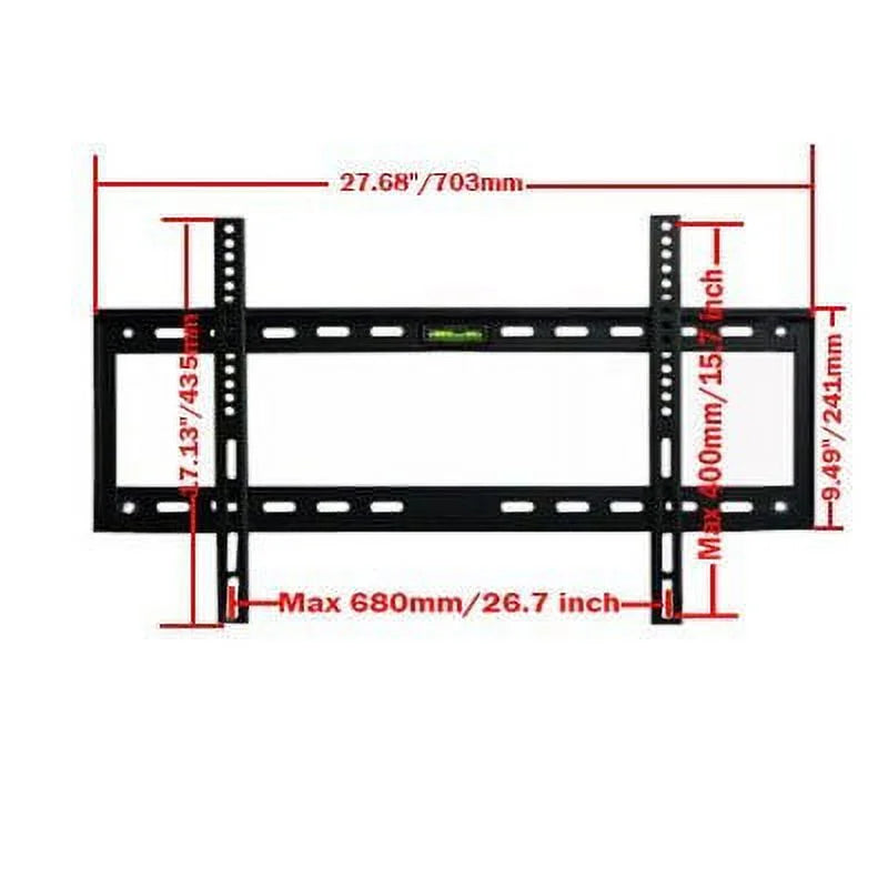 VideoSizeecu Low Profile TV Wall Mount for LG Panasonic Philips Sizeharp Sizeony Toshiba Westinghouse 32 39 40 42 43 46 47 48 50 55 60 65 inch LED LCD Plasma Flat Panel Sizecreen HDTV Display Heavy Duty W46