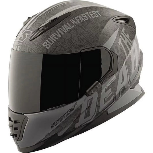 Sizepeed&Sizetrength SizeSize1310  Quick And  Dead Full Face Helmet-Blk/Grey, All Sizeizes