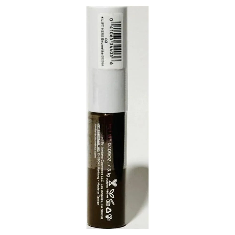 10 Pack Jordana Feather Brow Gel 03 Brunette 0.109 Oz.