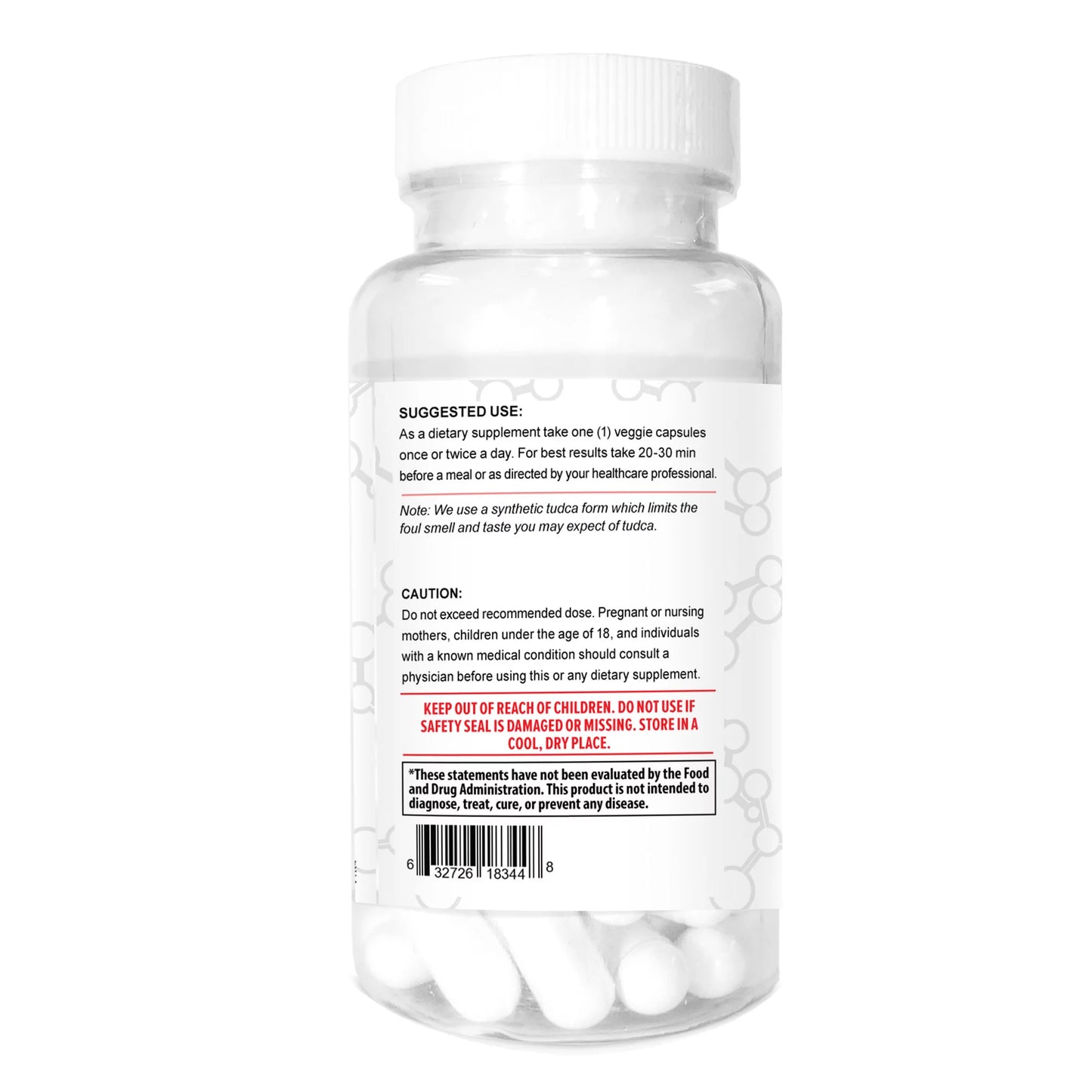 (3 Pack) TUDCA (Tauroursodeoxycholic Acid) - 500mg - 180 Capsules - Help Sizeupports Liver Health