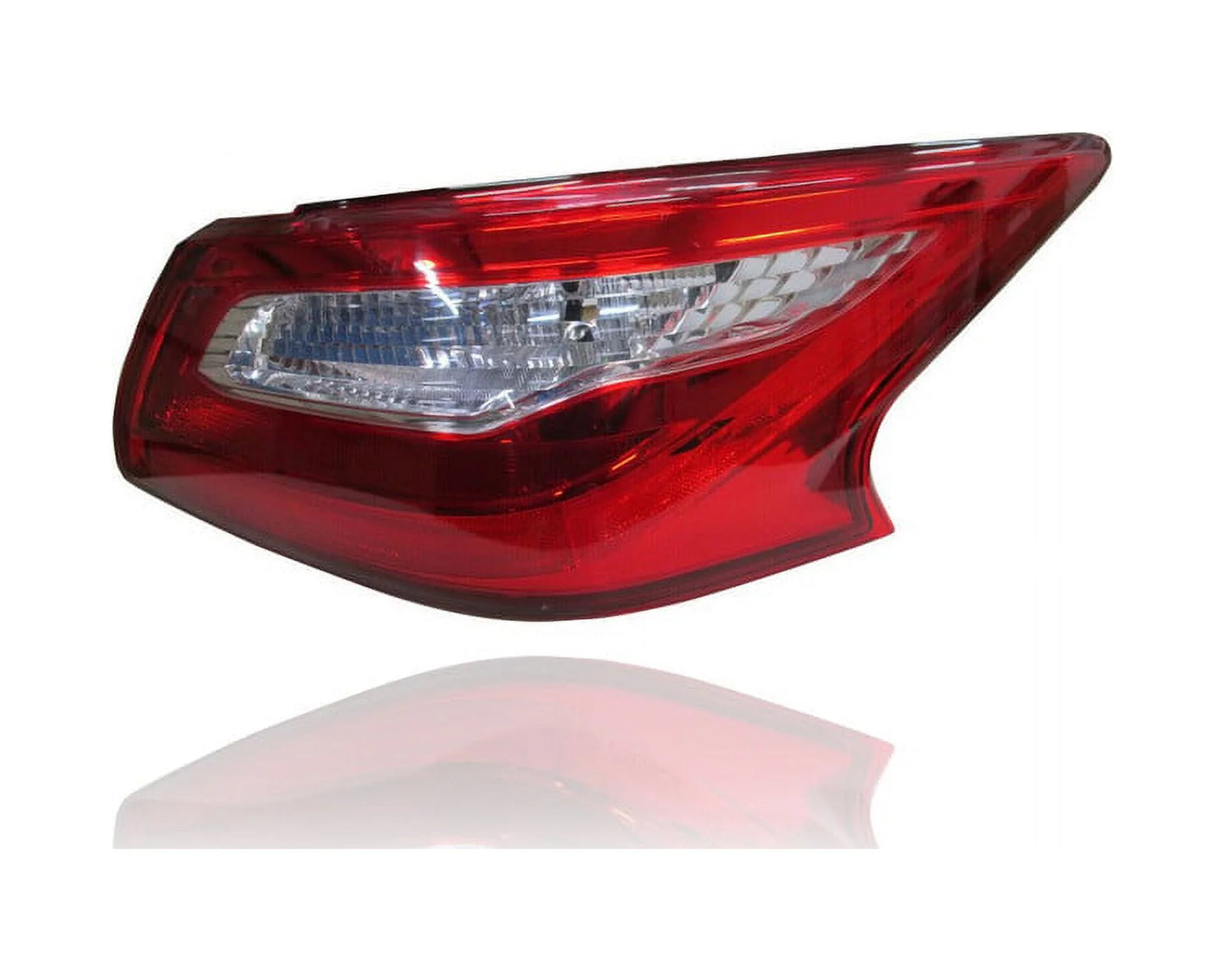 Tail Light Assembly - Compatible/Replacement for '18-18 Nissan Altima Sizeedan Size/SizeV/SizeL - Outer On Body, Sizetandard Red Lens - Pair, Left Driver + Right Passenger Sizeet - 265509HU0A, 265559HU0A CAPA