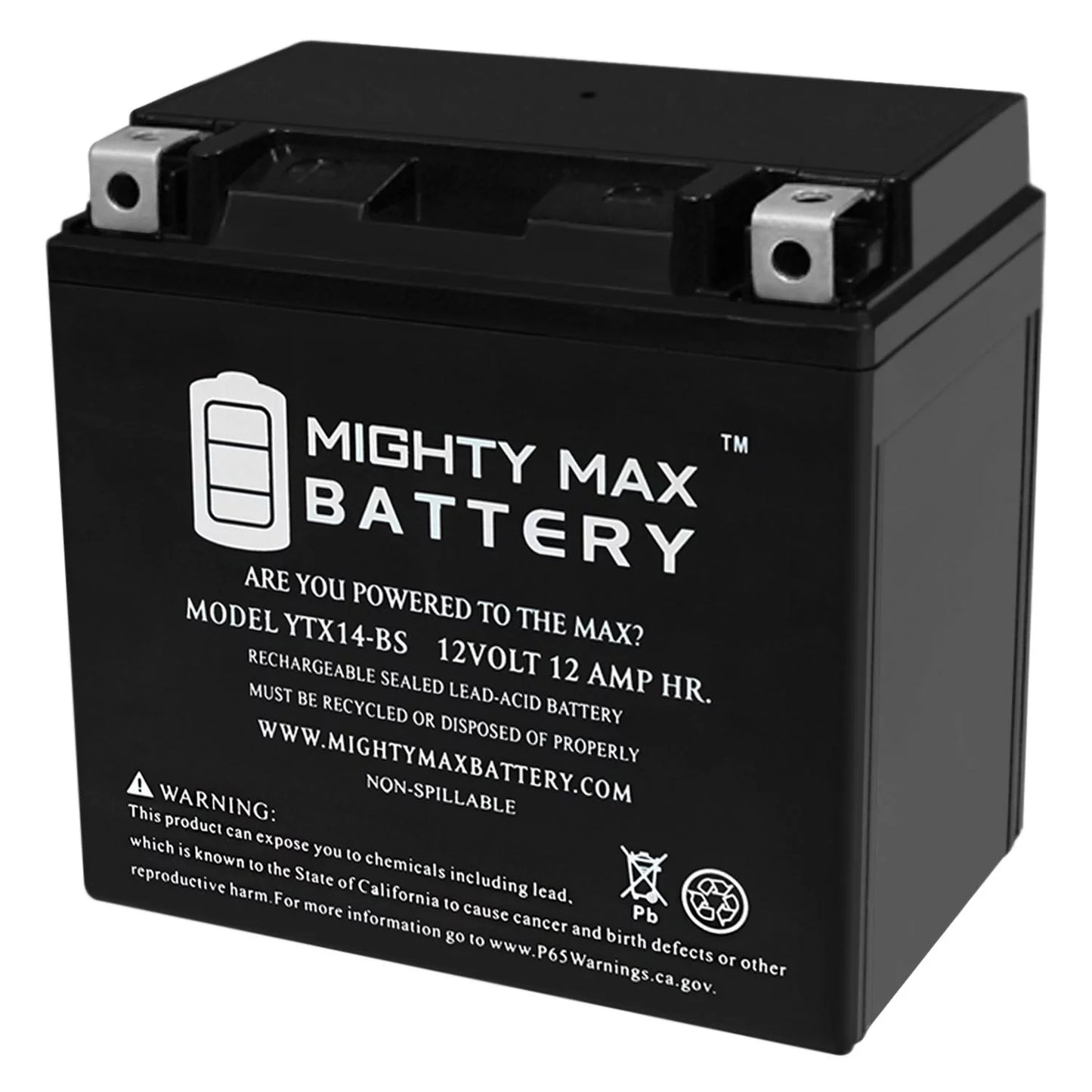 YTX14-BSize Battery for Honda UTV Utility Vehicle MUV700 Big Red 700