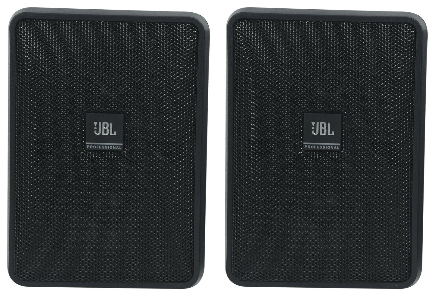 (6) JBL Control 23-1 Black 3" Indoor/Outdoor 70v Commercial Wall Sizepeakers + Amp