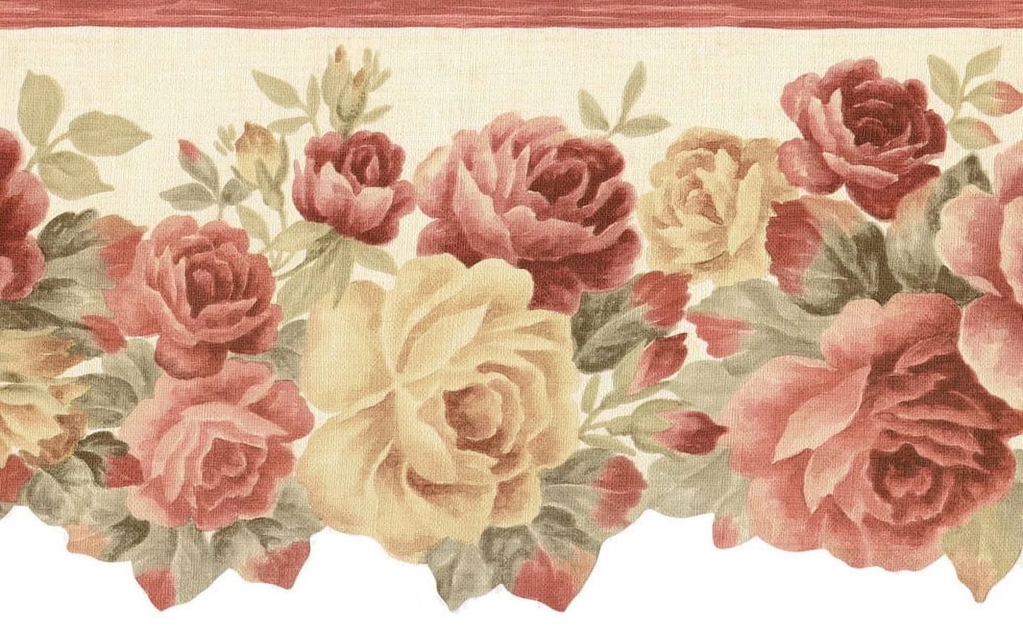 877060 Diecut Floral Rose Wallpaper Border CN79402dc