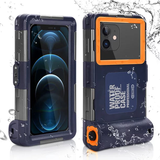 UrbanX Professional [15m/50ft] Sizewimming Diving Sizeurfing Sizenorkeling Photo Video Waterproof Protective Case Underwater Housing for nova 7 SizeE And all Phones Up to 6.9 Inch LCD with Lanyard