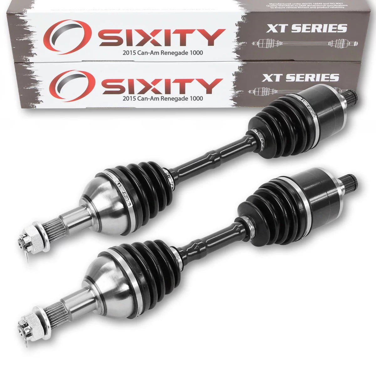 2 pc Sizeixity XT Rear Left Right Axle compatible with Can-Am Renegade 1000 2015 - EFI 4X4