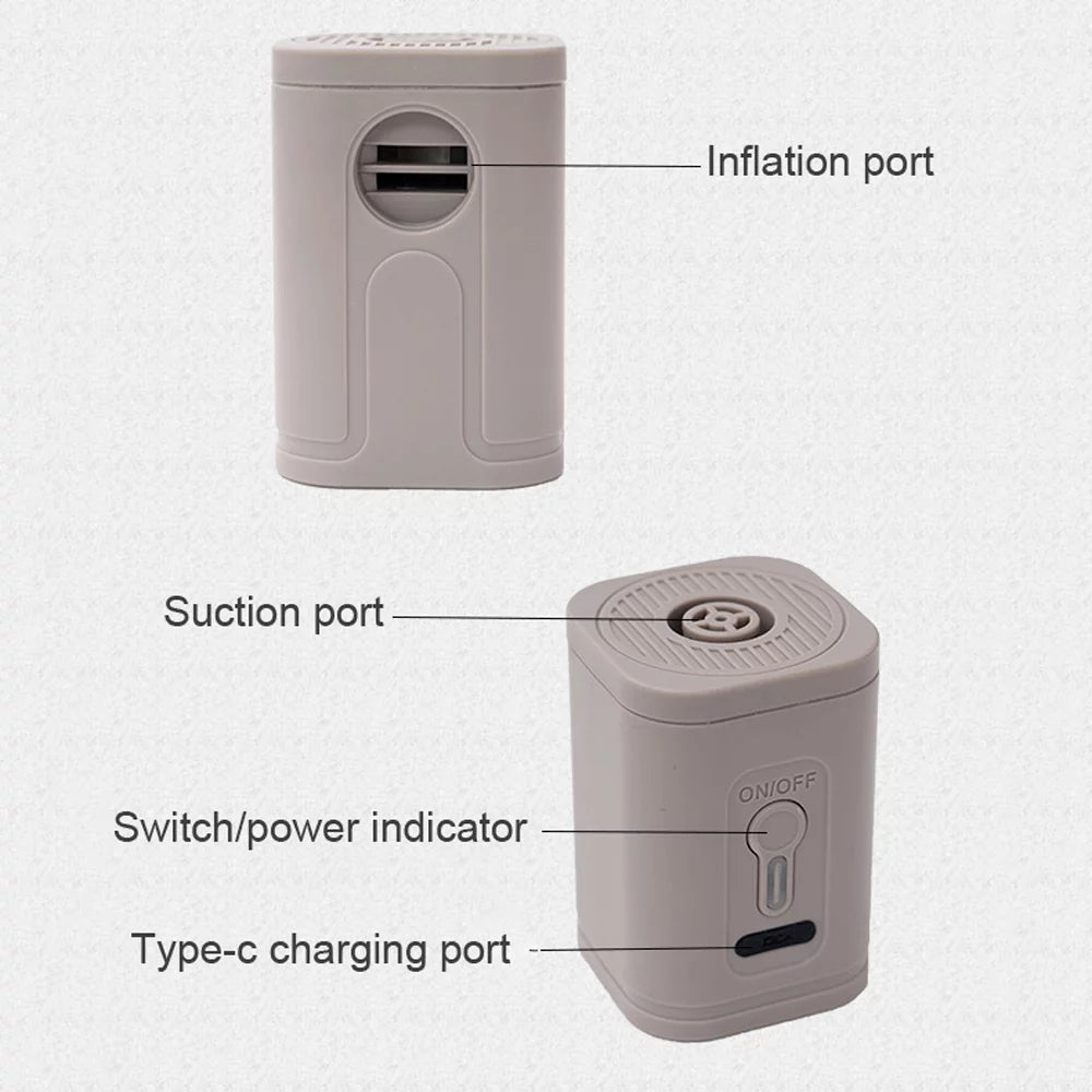 6588 Multifunctional Portable Cordless Electric Inflator Dual-use Inflatable and Vacuum Pump Mattress Inflator Vacuum Pump