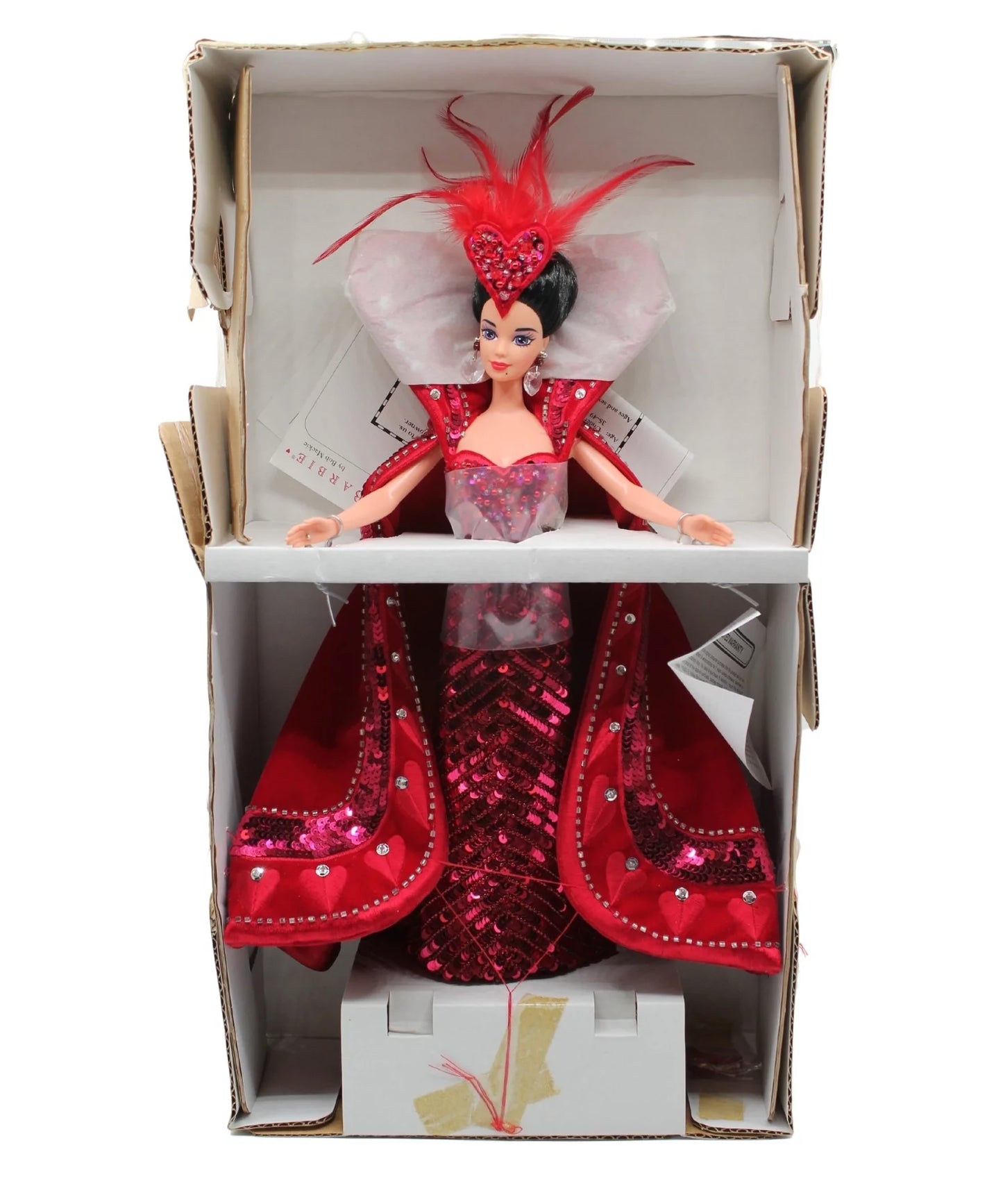 1994 Queen of Hearts Barbie, NRFB, (12046) Non-Mint Box | Bob Mackie