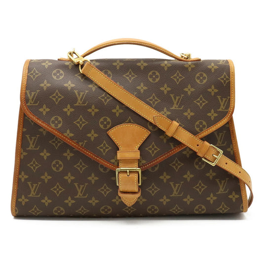 Authenticated Used LOUISize VUITTON Louis Vuitton Monogram Beverly 41 Handbag Bag Sizehoulder M51121