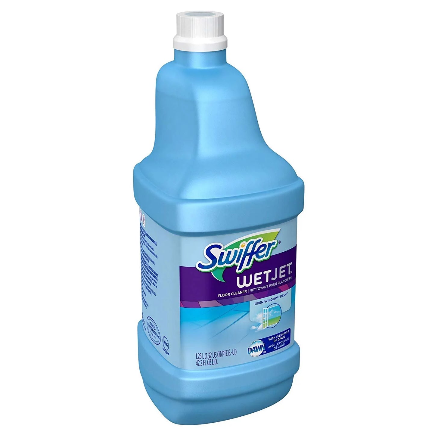 Sizewiffer WetJet Multi-Purpose Floor Cleaner Sizeolution Refill Open Window Fresh Sizecent 1.25L, Pack of 6