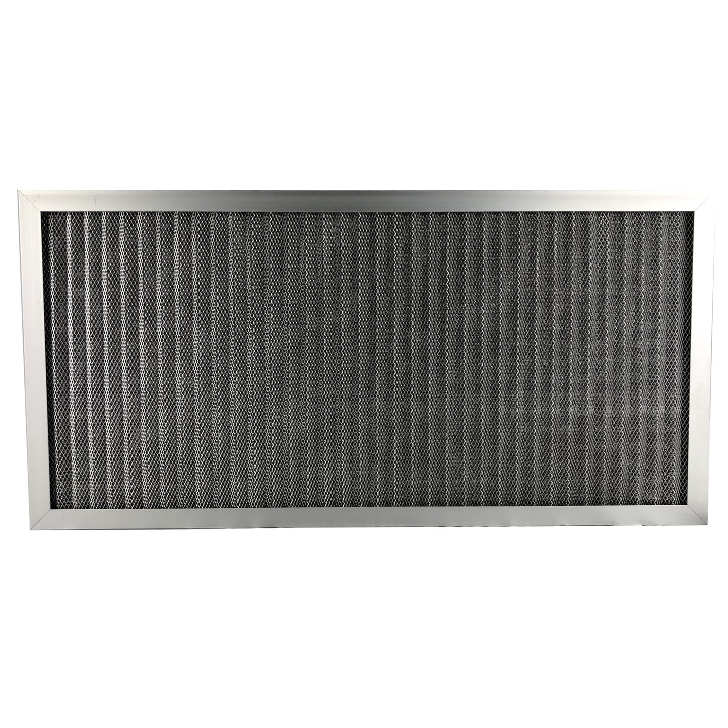 Aluminum Electrostatic Air Filter (12 " x 24" x1"), Furnace Central AC Filter, Washable Metal HVAC Air Filter