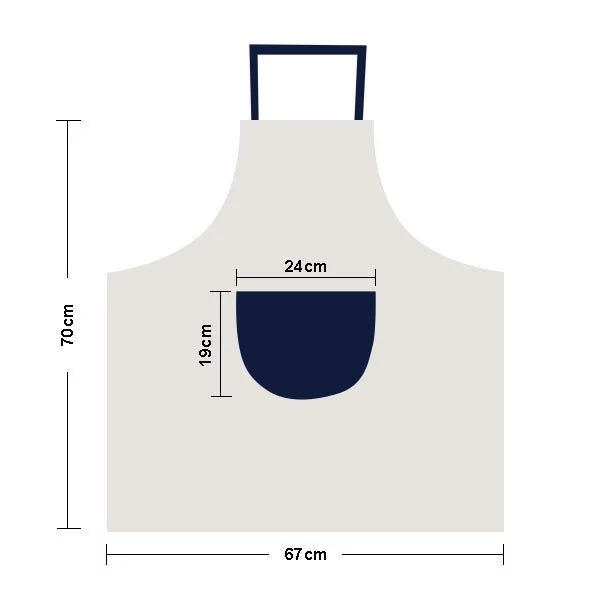 Universe Alien Monster Cyclops Alien Apron Adjustable Bib Cotton Linen BBQ Kitchen Pocket Pinafore