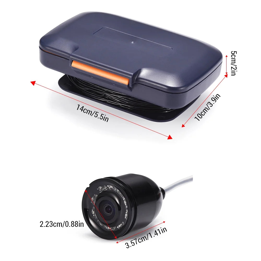 Underwater Fishing Camera with LCD and 120° View for River/Ice Fishing