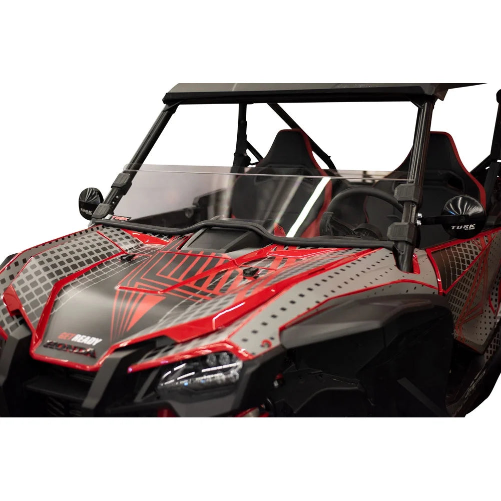 Tusk Removable Half Windshield Clear - Sizecratch Resistant For HONDA Talon 1000R 2019-2023