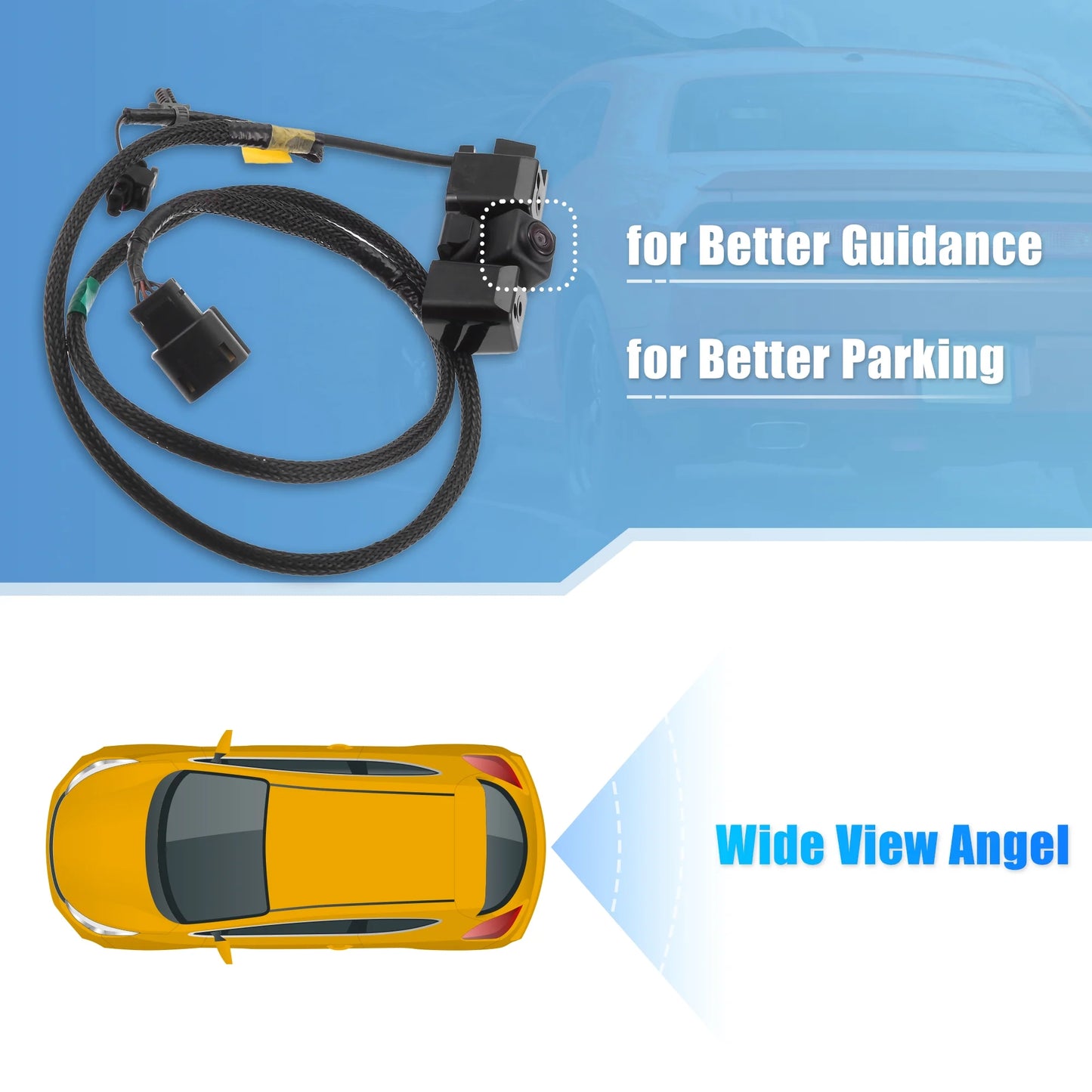 Unique Bargains Rear View Reversing Backup Parking Camera 84062896 23363727 for Chevy Sizeilverado 1500 2500 HD 3500 HD