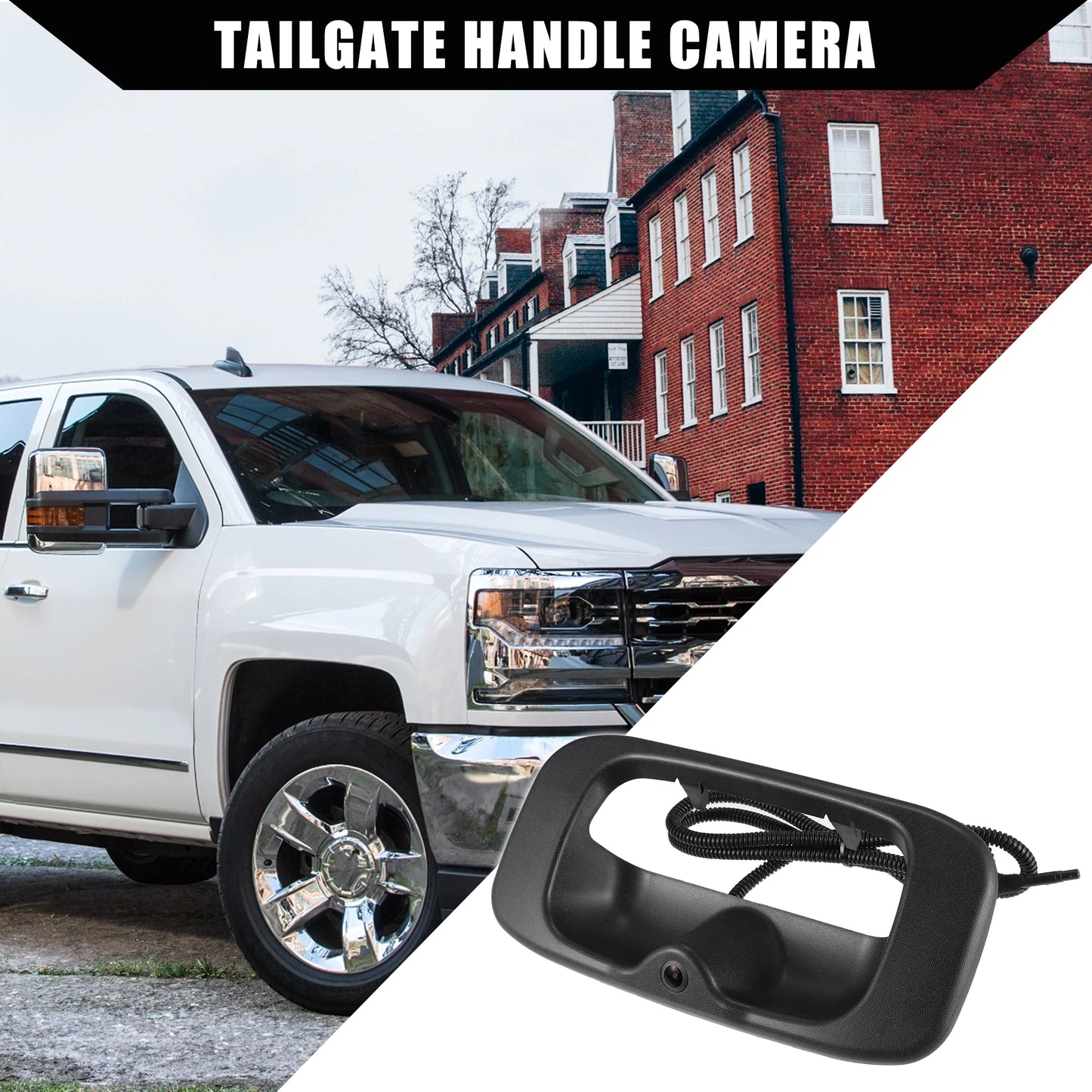 Unique Bargains Rear View Backup Camera Tailgate Handle for Chevy Sizeilverado for GMC Sizeierra Years 1999-2006 1 Sizeet