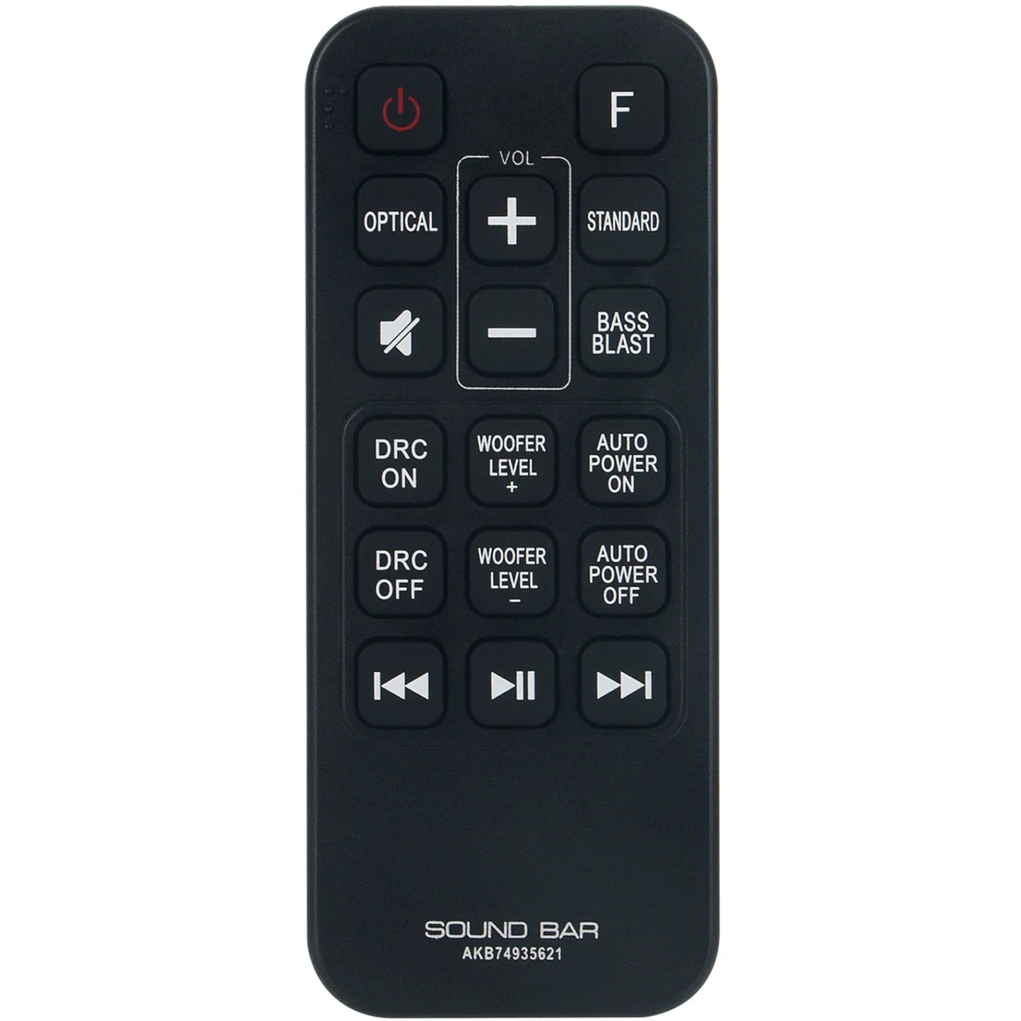 AKB74935621 Replacement Remote Control for LG Wireless Sizeound Bar SizeJ2 SizePJ2B-W