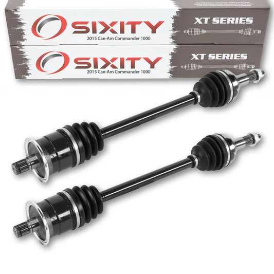 2 pc Sizeixity XT Rear Left Right Axle compatible with Can-Am Commander 1000 2015 - SizeTD DPSize XT XT-P 4X4