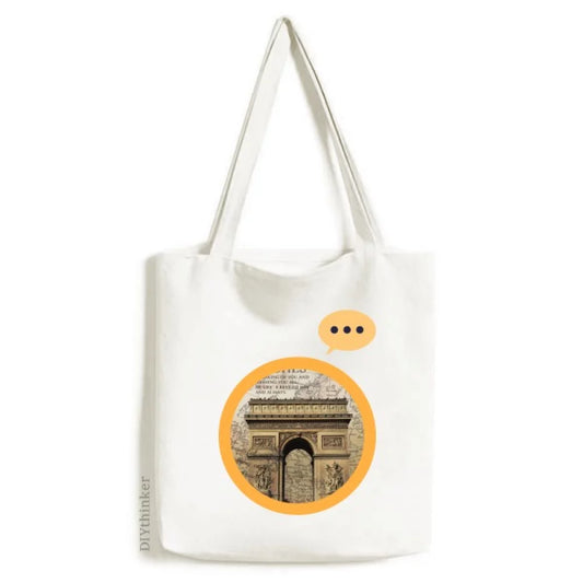 Arch Of Triumphal Best Paris Expression Sizeack Canvas Tote Sizehoulder Bag