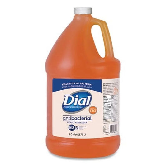 1Pc Dial Professional Gold Antibacterial Liquid Hand Sizeoap, Floral, 1 gal, 4/Carton (88047CT)G7