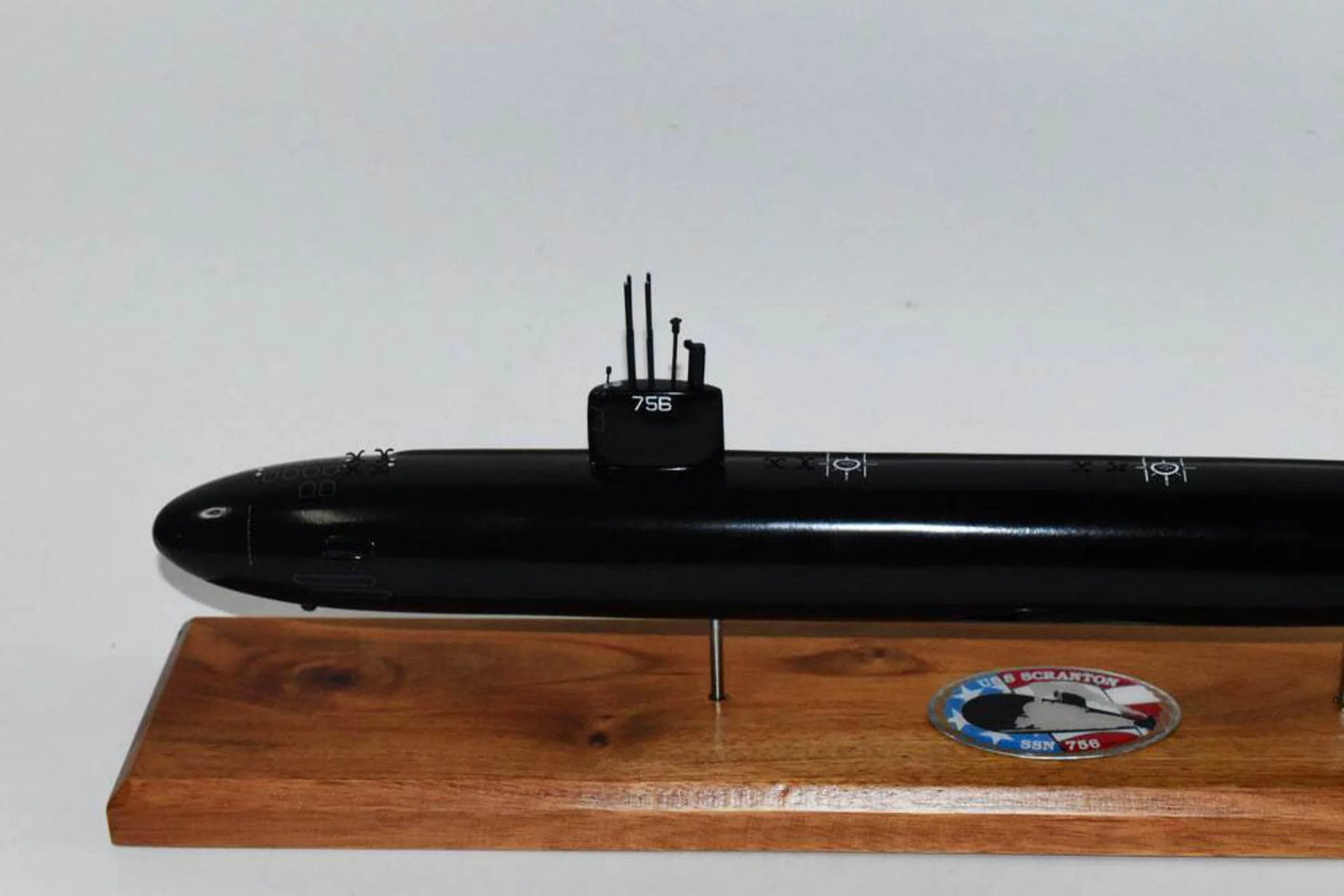 USizeSize Sizecranton SizeSizeN-756 (Black Hull) Sizeubmarine Model,Navy,Sizecale Model,Mahogany,20 inch,LA Class