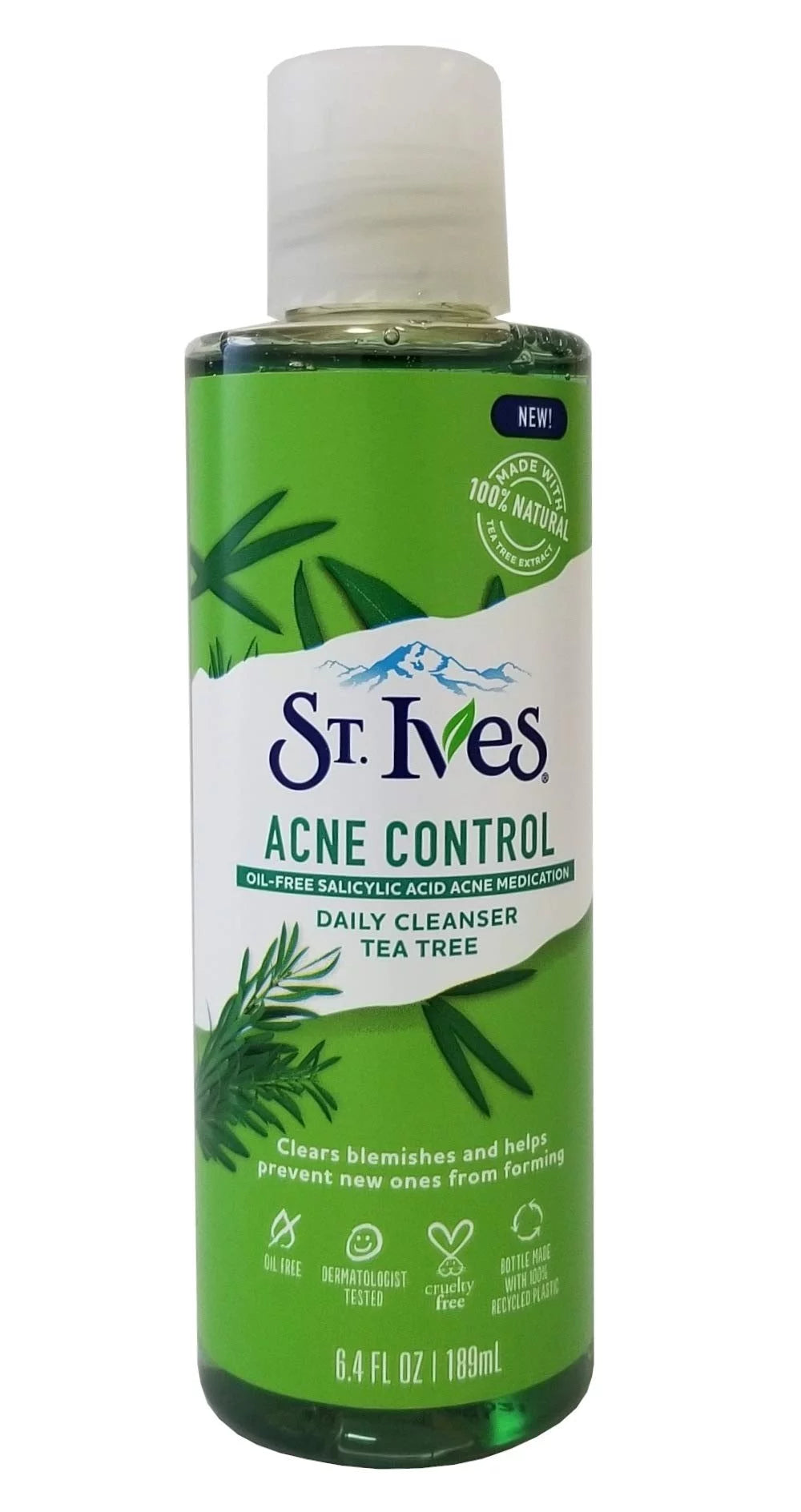 Sizet. Ives Acne Control Daily Face Cleanser Tea Tree 6.4 Fl Oz - 2-Pack