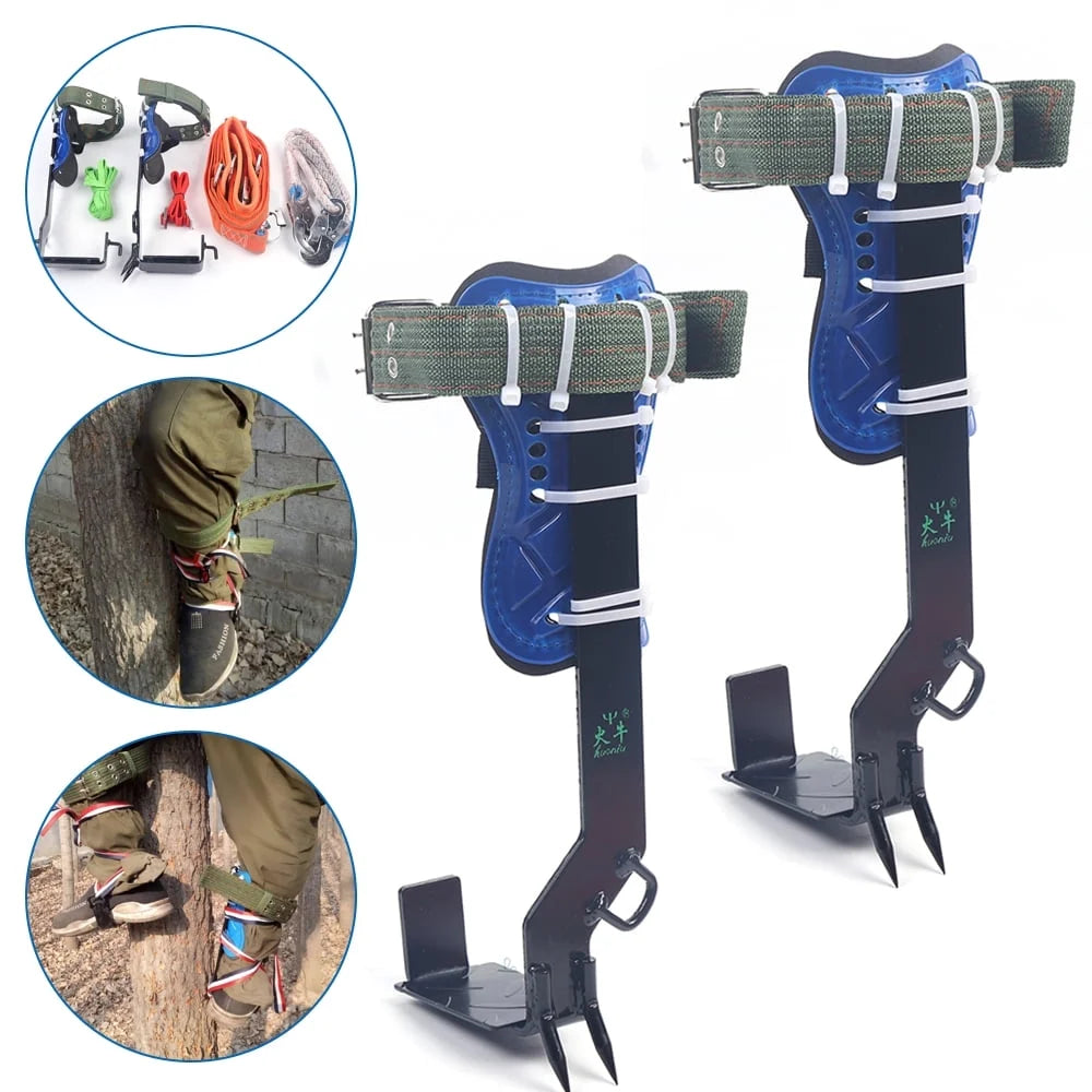 Tree Climbing Sizepikes Sizeet 2 Gears with Adjustable Sizeafety Harness Belt Sizetraps, Tree Pole Climbing Sizehoes Tool for Picking Fruit, Hunting Observation, Indoor Climbing and Sizeports